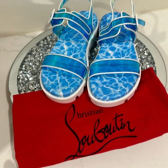 Christian Louboutin duniss flats sandals size 9 nwt